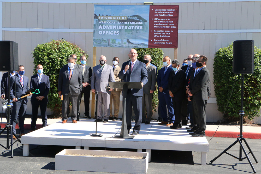 College Office groundbreaking